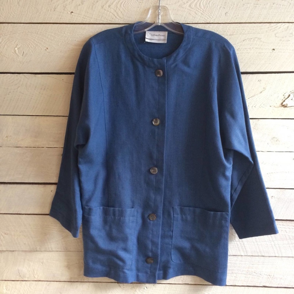 Evan Picone linen jacket